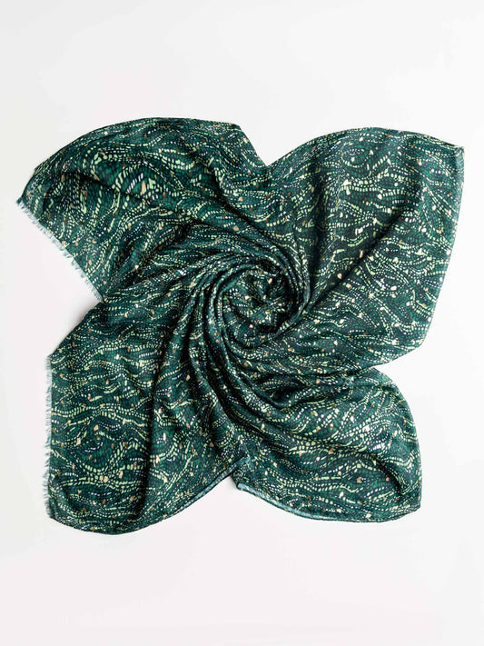 Paisley Mulberry Silk Scarf